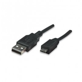 CABLE MANHATTAN USB 2.0 A MACHO A MICRO USB 2.0 B MACHO 1M 307161