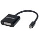 CABLE ADAPTADOR MANHATTAN MINI DISPLAYPORT A DVI-D 1080P 322485