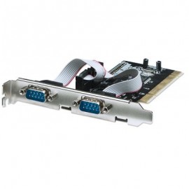 TARJETA SERIAL MANHATTAN PCI 2 PTOS DB9*2 158213