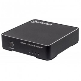 VIDEO SPLITTER MANHATTAN HDMI UHDTV 4K 60HZ, 1IN : 2OUT/AC 207591
