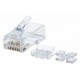 JACK CAT6E INTELLINETSTP RJ-45 TRANSPARETE 80 PIEZAS