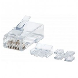JACK CAT6E INTELLINETSTP RJ-45 TRANSPARETE 80 PIEZAS