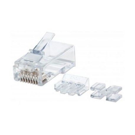 JACK CAT6E INTELLINETSTP RJ-45 TRANSPARETE 80 PIEZAS
