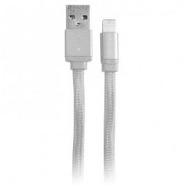 CABLE VORAGO CAB-119 BLANCO USB-APPLE LIGHTNING 1 METRO BLANCO BOLSA