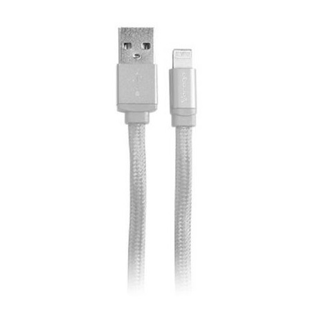 CABLE VORAGO CAB-119 BLANCO USB-APPLE LIGHTNING 1 METRO BLANCO BOLSA