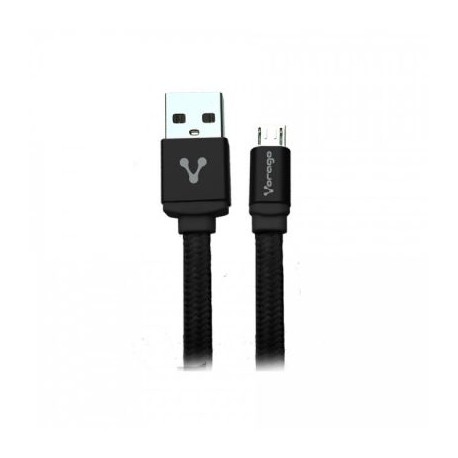 CABLE USB VORAGO CAB-113 NEGRO USB 2 A MICRO USB 1.0 METROS BOLSA