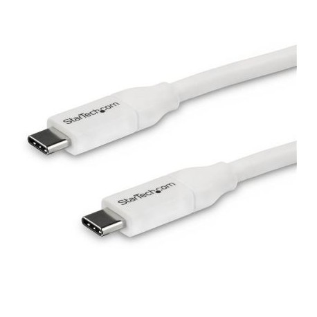CABLE USB C STARTECH PD 5A USB 2.0 4M BLANCO USB2C5C4MW