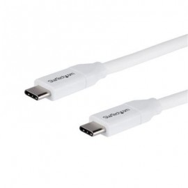 CABLE USB C STARTECH PD 5A USB 2.0 2M BLANCO USB2C5C2MW