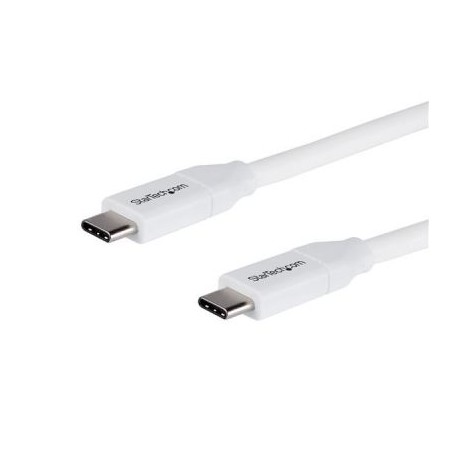CABLE USB C STARTECH PD 5A USB 2.0 2M BLANCO USB2C5C2MW