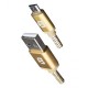 CABLE MICRO USB BLACKPCS ORO 3M CAGMT3M-3