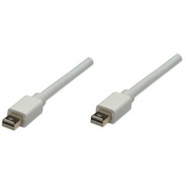 MANHATTAN CABLE MINI DISPLAYPORT MACHO 1M BLANCO 324557