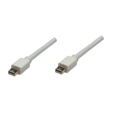 MANHATTAN CABLE MINI DISPLAYPORT MACHO 1M BLANCO 324557