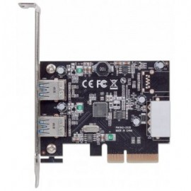 TARJETA USB MANHATTAN PCIe USB 3.1 2 PUERTOS 151795