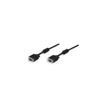 CABLE MONITOR MANHATTAN SVGA 5MM HD15M-M 11.0M FER 371568