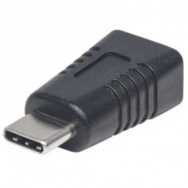 ADAPTADOR MANHATTAN 354677 USB-C A USB MINI-B NEGRO
