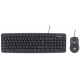 KIT TECLADO Y MOUSE MANHATTAN ALAMBRICO USB 178464