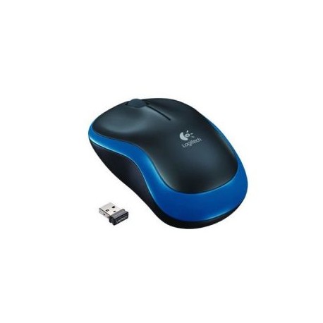 MOUSE LOGITECH M185 AZUL INALAMBRICO USB (910-003636)