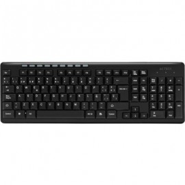 TECLADO MULTIMEDIA INALAMBRICO NEGRO ACTECK AC-913973
