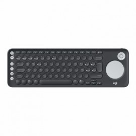 TECLADO SMART TV INALAMBRICO LOGITECH K600 BLUETOOTH, NEGRO 920-008824