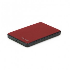 ENCLOSURE VORAGO HDD-102 ROJO DD 2.5 USB 2.0 SATA