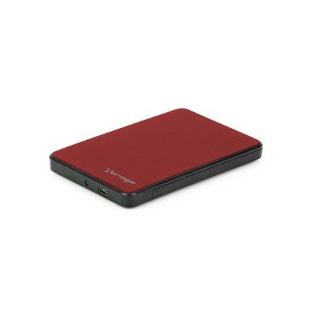 ENCLOSURE VORAGO HDD-102 ROJO DD 2.5 USB 2.0 SATA