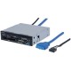 LECTOR DE TARJETAS MANHATTAN BAHIA INTERNA 3.5" USB 3.0, 48 EN 1 10196