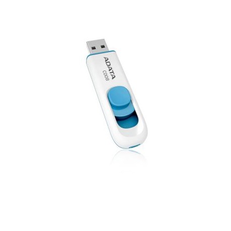 MEMORIA FLASH USB ADATA C008 16GB RETRACTIL BLANCO&AZUL AC008-16G-RWE