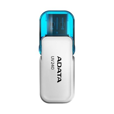 MEMORIA FLASH ADATA UV240 16GB BLANCO 2.0 (AUV240-16G-RWH)