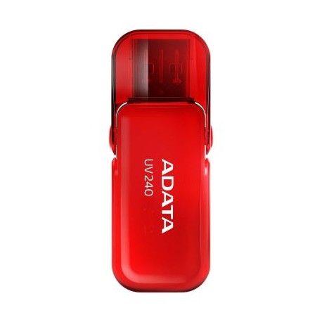 MEMORIA FLASH ADATA UV240 16GB ROJO 2.0 (AUV240-16G-RRD)