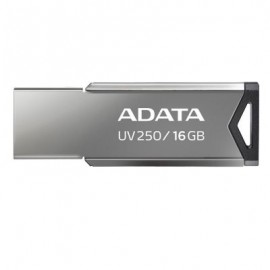 MEMORIA FLASH ADATA UV250 16GB USB 2.0 PLATA (AUV250-16G-RBK)