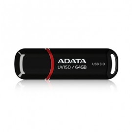 MEMORIA FLASH ADATA UV150 64GB USB 3.0 NEGRO (AUV150-64G-RBK)