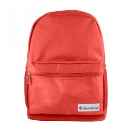BACKPACK BASIC TECHZONE TZ17LBP01-ROJO 15.6 PULGADAS MOCHILA ROJO