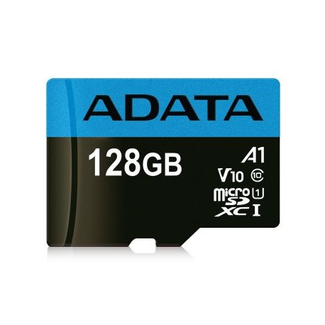 MEMORIA MICRO SD ADATA PREMIER 128GB SDHC UHS-I CLASE 10 CON ADAPTADOR