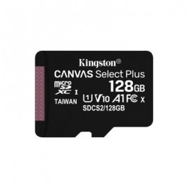 MICRO SD KINGSTON 128GB MICSDXC CANVAS SELECT PLUS 100R C/ADAPT