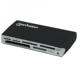 LECTOR DE TARJETAS USB 60 en 1 MANHATTAN 100939