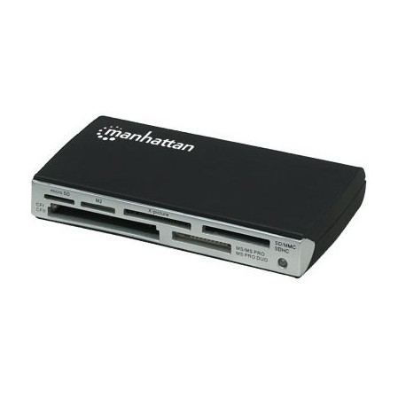 LECTOR DE TARJETAS USB 60 en 1 MANHATTAN 100939