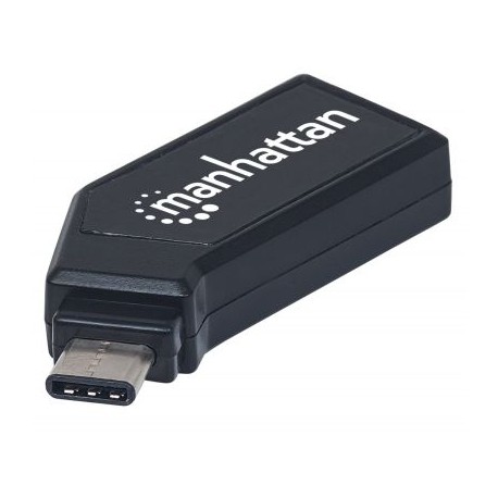 LECTOR DE TARJETAS MANHATTAN USB TIPO C 2.0, 24 EN 1 MINI 102001