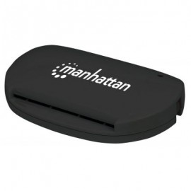 LECTOR DE TARJETAS MANHATTAN + SMART SIM USB 2.0 102032