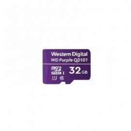MEMORIA MICRO SD WD PURPLE SDHC 32GB CL10 U1 (WDD032G1P0C)