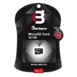 MEMORIA MICRO SDHC BLACKPCS 16GB CLLAS 10 MODELO 101 (MM10101-16)