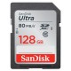 MEMORIA SD SANDISK ULTRA 128GB SDHC C10 U1 (SDSDUNC-128G-GN6IN) 80MB/S