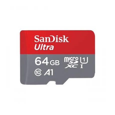 MEMORIA MICRO SD SANDISK SDXC ULTRA 64GB A1 U1 (SDSQUA4-064G-GN6MA)