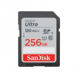 MEMORIA SANDISK ULTRA SDHC/SDXC 256GB CL10 U1 (SDSDUN4-256G-GN6IN)