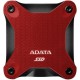 SSD EXTERNO ADATA 480GB USB 3.1 440 MB/S ROJO ASD600Q-480GU31-CRD