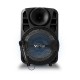 BOCINA KARAOKE VORAGO KSP-301 8" RECARGABLE BT USB AUX SD MICROFONO