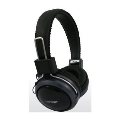 AUDIFONO DIADEMA ALTA FIDELIDAD CON MICROFONO VORAGO HP-300 BLANCA