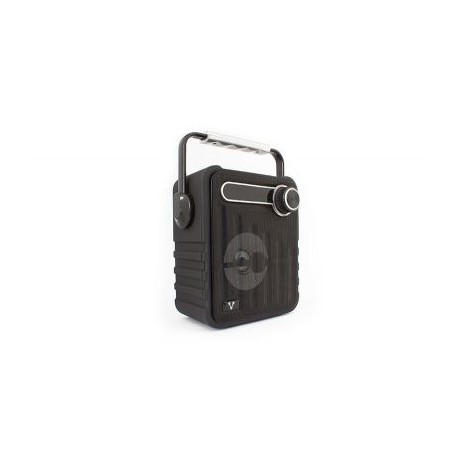 BOCINA PORTÁTIL BLUETOOTH VORAGO BSP-200 MICROSD/FM/BT NEGRA