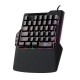 TECLADO ONE HANDRGB ATHERIS NACEB TECHNOLOGY NA-0938