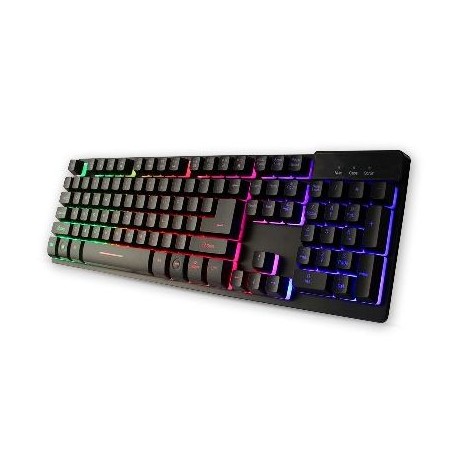 TECLADO BROBOTIX USB RETROILUMINADO MULTICOLOR 497196