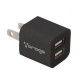CARGADOR DE PARED VORAGO AU-106 NEGRO